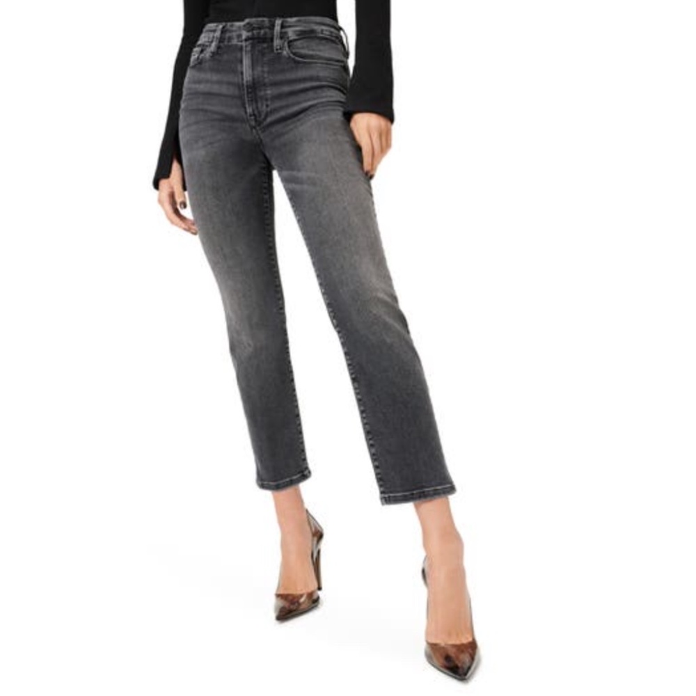 Good American Women's Straight Leg Jeans - Dark Gray